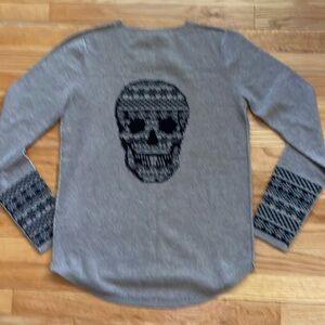 Skull Cashmere  Skull Crew Neck Sweater - Size Small wool/cashmere B18‎